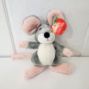 Little Mouse Plush Toy By Childs Play - Soft Gray & Pink Stuffed Animal
